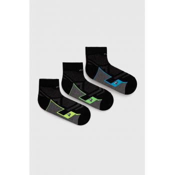 Fila sosete 3-pack barbati, culoarea negru, F2715