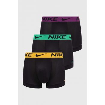 Nike boxeri 3-pack barbati, culoarea negru