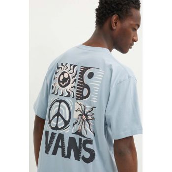 Vans tricou din bumbac barbati, cu imprimeu