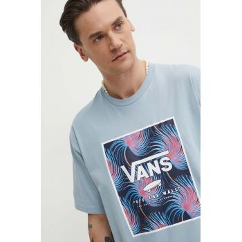 Vans tricou din bumbac barbati, cu imprimeu