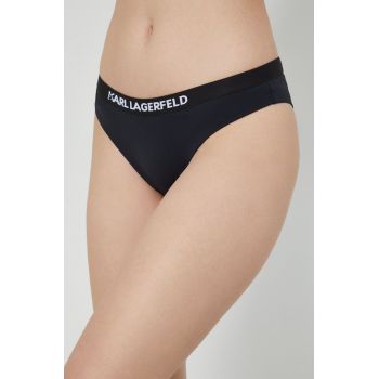 Karl Lagerfeld chiloti de baie culoarea negru de firma original