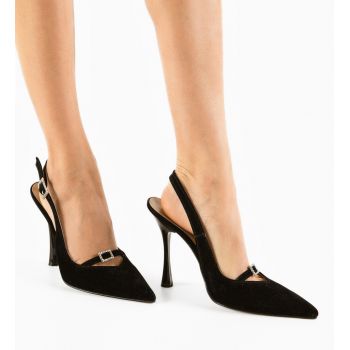 Pantofi dama Zeroun Negri 2