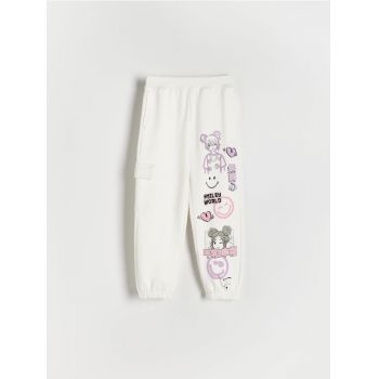 Reserved - GIRLS` TROUSERS - crem ieftini
