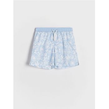 Reserved - Pantaloni scurți de baie - albastru-pal