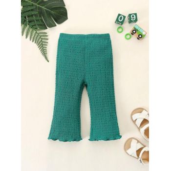 Pantaloni cu talie inalta, verde, fete, Shein ieftini