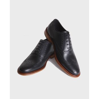 Pantofi din piele, Mcavala Oxford, negru, barbati, Coxx Borba