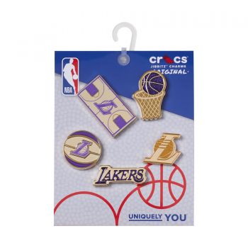 Jibbitz Crocs NBA Los Angeles Lakers 5 Pack ieftini