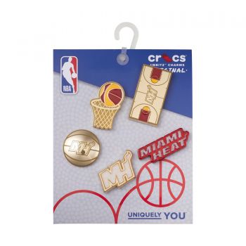 Jibbitz Crocs NBA Miami Heat 5 Pack