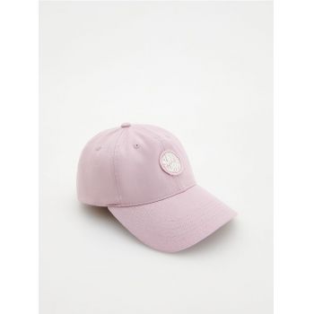 Reserved - Șapcă de baseball cu aplicație - roz ieftina
