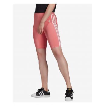Pantaloni scurti de ciclism cu logo, roz, dama, Adidas ieftini