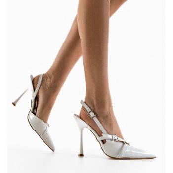 Pantofi dama Elletu Albi