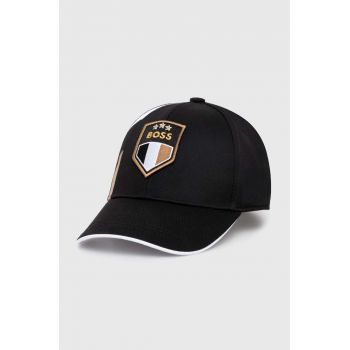 BOSS șapcă de baseball pentru copii culoarea negru, cu imprimeu, J50953
