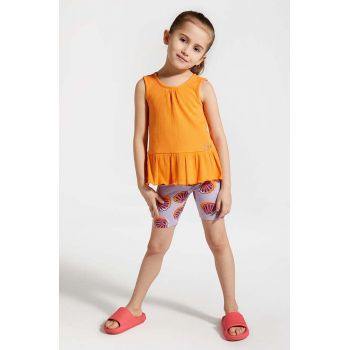 Coccodrillo pantaloni scurti copii culoarea violet, modelator