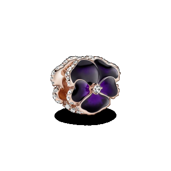 Talisman cu panseluță în nuanța violet intens