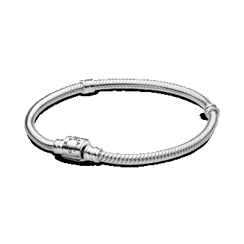 Brățară Pandora Moments din argint 925 cu lanț clasic cu sistem de închidere cilindric
