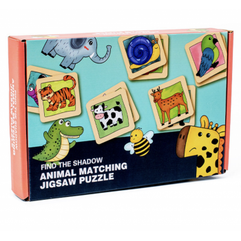 Joc de asociere Gaseste umbra animalelor - Animal Matching Jingsaw Puzzle
