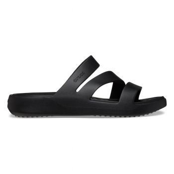 Papuci Crocs Getaway Strappy Negru - Black ieftini