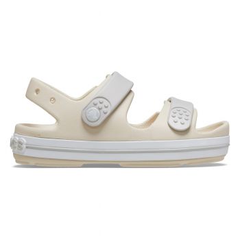 Sandale Crocs Crocband Cruiser Sandal Kids Bej - Stucco/Atmosphere ieftine