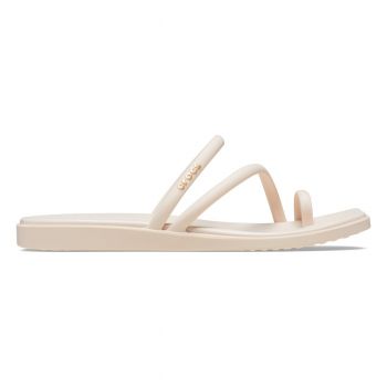 Sandale Crocs Miami Toe Loop Sandal Bej - Dew ieftine