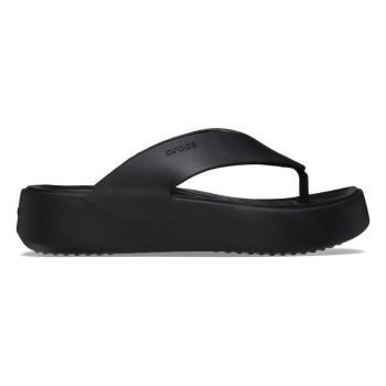 Slapi Crocs Getaway Platform Flip Negru - Black ieftini