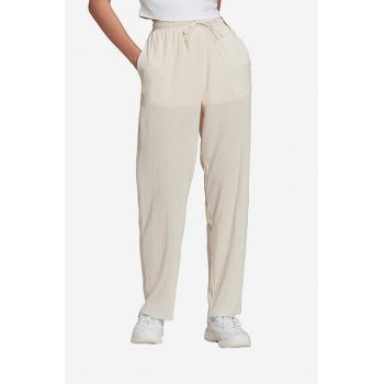 adidas Originals pantaloni de trening culoarea bej, uni HF7542-cream