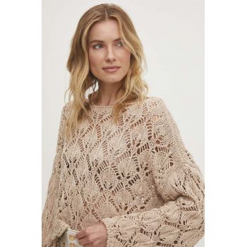 Answear Lab pulover femei, culoarea bej, light de firma originala