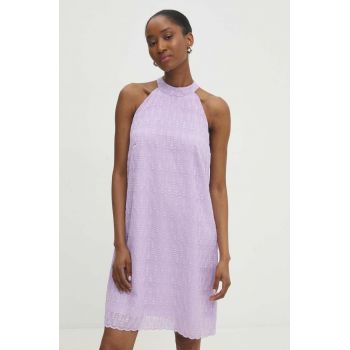 Answear Lab rochie culoarea violet, mini, drept