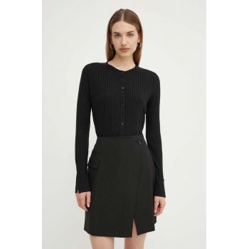 BOSS bluza culoarea negru, neted, 50518509