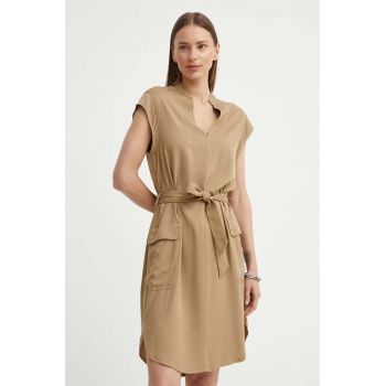 G-Star Raw rochie culoarea bej, mini, drept, D24622-D573