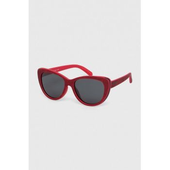Goodr ochelari de soare Runways Haute Day in Hell culoarea rosu, GO-841932 ieftini