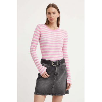 Résumé pulover ArlieRS Knit Blouse femei, culoarea roz, light, 20361115