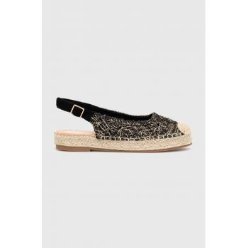 Answear Lab espadrile culoarea negru