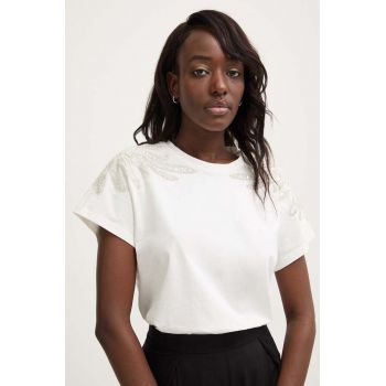 Answear Lab tricou din bumbac femei, culoarea alb de firma original