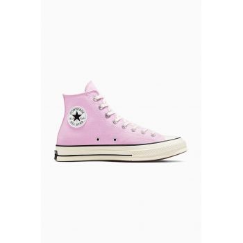 Converse tenisi Chuck 70 femei, culoarea violet, A07429C de firma originali