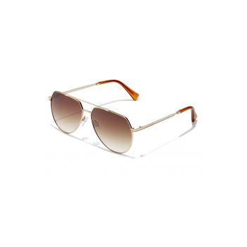 Ochelari de soare aviator unisex cu lentile in degrade