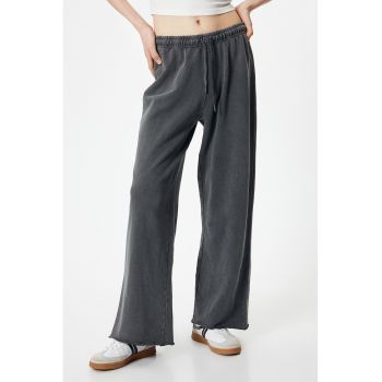 Pantaloni relaxed fit cu snur