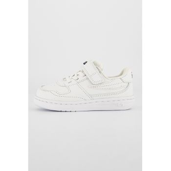 Pantofi sport de piele ecologica si material textil cu velcro Ventuno