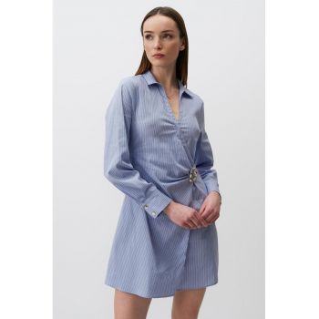 Rochie din amestec de bumbac cu model petrecut