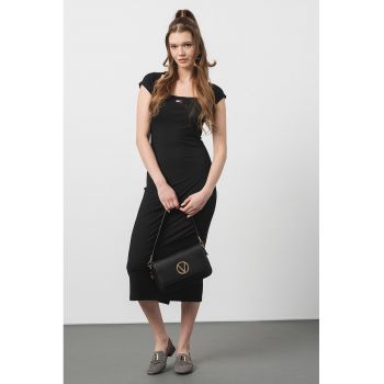 Rochie-tricou midi