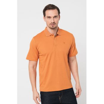 Tricou polo din amestec de bumbac organic