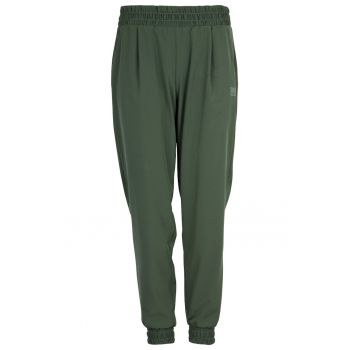 Pantaloni crop de trening cu terminatii elastice