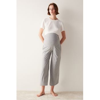 Pantaloni de pijama crop pentru gravide