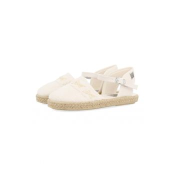 Sandale-espadrile cu broderie Comitini ieftine