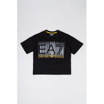 Tricou din bumbac cu imprimeu logo