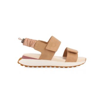 Sandale slingback cu velcro