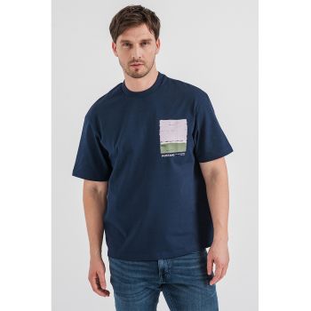 Tricou cu decolteu la baza gatului si maneci cazute Alvarado