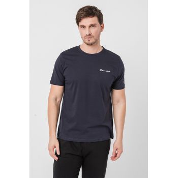 Tricou din bumbac cu detalii logo Basic ieftin