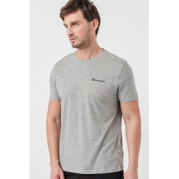 Tricou din bumbac cu detalii logo Basic