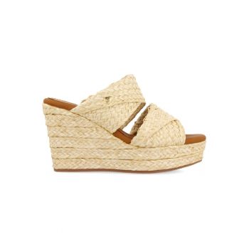 Papuci wedge cu toc Frazzano 28405