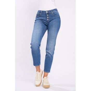 Blugi crop regular fit de firma originali